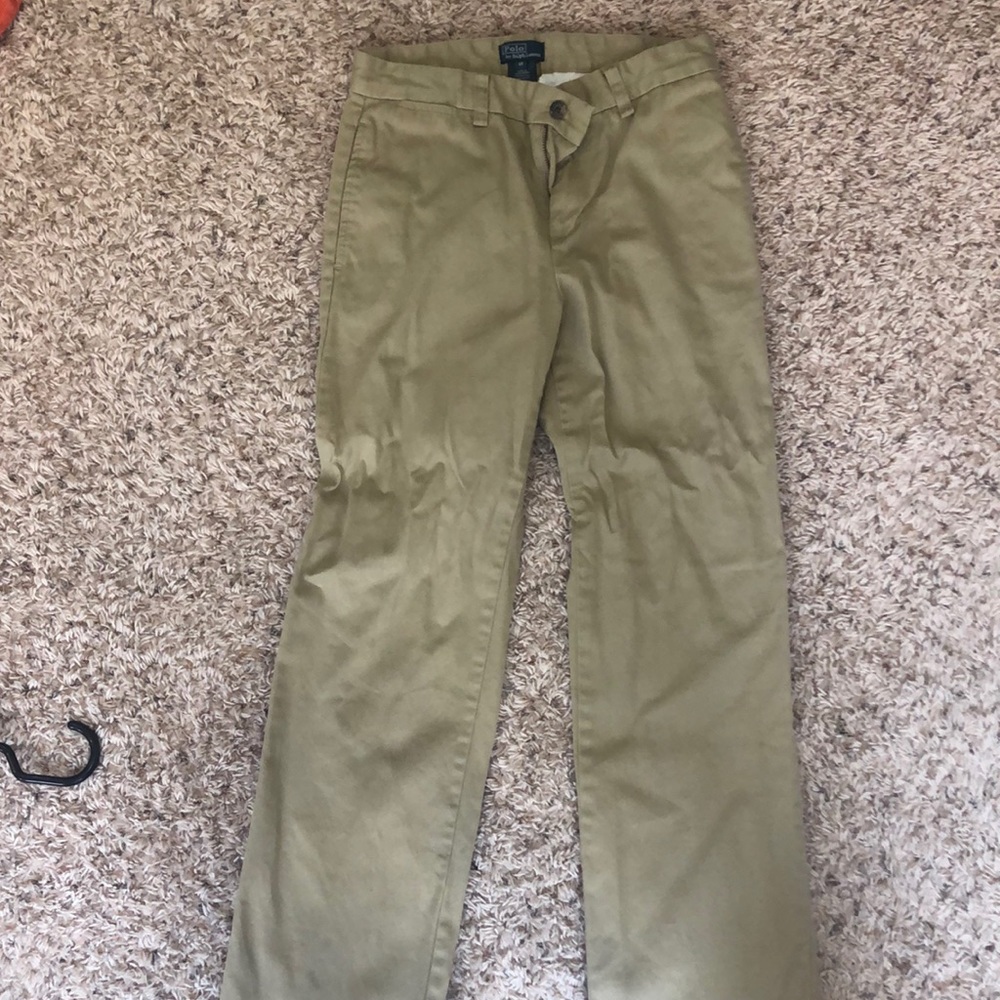 Kids polo khaki pants